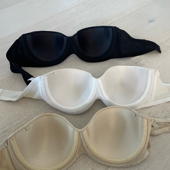 Set of 3 strapless bras - Picture 2 of 2